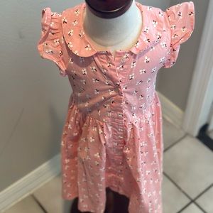 Pink floral sundress